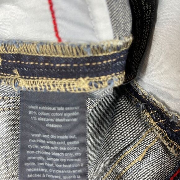 NWT Tommy Hilfiger Greenwich Shorts Midrise Side-Striped Denim Women's Size 6 - Picture 13 of 13